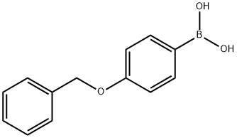 4-Benzyloxybenzeneboronic acid Structure