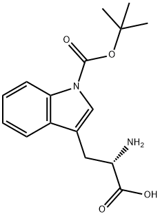 1-BOC-色氨酸, 146645-63-8, 结构式