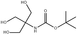 tert-Butyl N-[2-hydroxy-1,1-bis(hydroxymethyl)-ethyl]carbamate Struktur