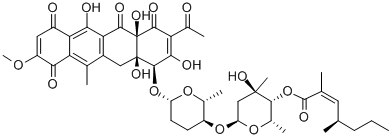 dutomycin 化学構造式