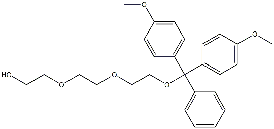 O1-(DIMETHOXYTRITYL)TRIETHYLENE GLYCOL Structure