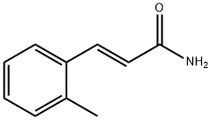 trans-3-(2'-methylphenyl)-2-propene-1-carboxamide 结构式