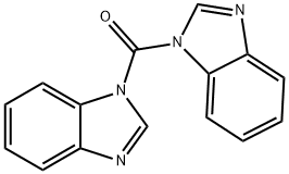 1,1'-カルボニルビス(1H-ベンゾイミダゾール) 化学構造式