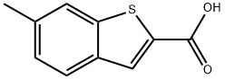 6-甲基苯并噻吩-2-羧酸 结构式