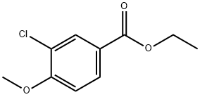 3-氯-4-甲氧基苯甲酸乙酯, 14670-04-3, 结构式