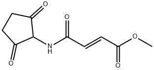 (E)-4-[(2,5-Dioxocyclopentyl)amino]-4-oxo-2-butenoic acid methyl ester Structure