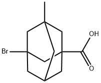 3-溴-5-甲基金刚烷-1-酸, 14670-95-2, 结构式