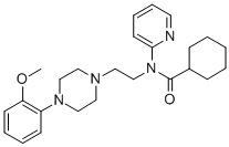 WAY 100635|N-[2-[4-(2-甲氧基苯基)-1-哌嗪基]乙基]-N-2-吡啶基环己烷甲酰胺盐酸盐