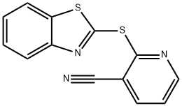 2-(1,3-benzothiazol-2-ylthio)nicotinonitrile Structure