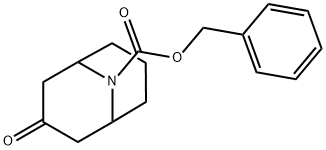 N-CBZ-9-氮杂双环[3.3.1]壬烷-3-酮 结构式