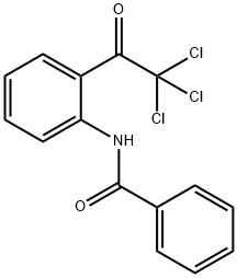 Benzamide,  N-[2-(trichloroacetyl)phenyl]-  (9CI) Structure