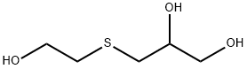 3-[(2-hydroxyethyl)thio]propane-1,2-diol 结构式