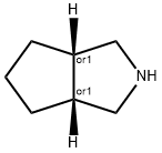 顺式-7-氮杂双环[3.3.0]辛烷, 1468-87-7, 结构式