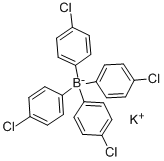 POTASSIUM TETRAKIS(4-CHLOROPHENYL)BORATE Struktur