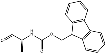 (S)-(9H-芴-9-基)甲基(1-氧代丙-2-基)氨基甲酸甲酯, 146803-41-0, 结构式