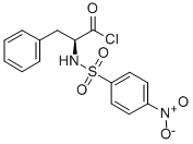 N-(4-NITROPHENYLSULFONYL)-L-PHENYLALANYL CHLORIDE Struktur