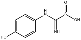 (4-HYDROXYANILINO)(IMINO)METHANESULFINIC ACID Structure