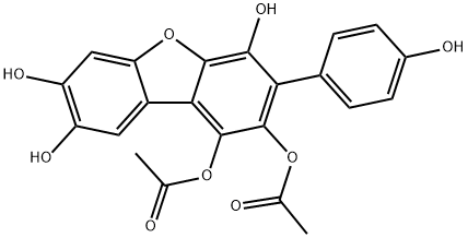 1,2-DIACETOXY-4,7,8-TRIHYDROXY-3-(4-HYDROXYPHENYL)DIBENZOFUR
