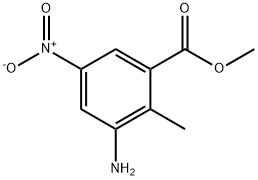 4-AMINO-2-METHYL-5-NITRO-BENZOIC ACID METHYL ESTER Struktur