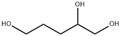 1,2,5-ペンタントリオール 化学構造式