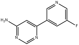 6-(5-fluoropyridin-3-yl)pyrimidin-4-amine Structure