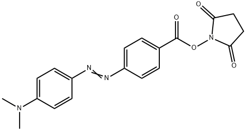 4-[4-(ジメチルアミノ)フェニルアゾ]安息香酸N-スクシンイミジル 化学構造式