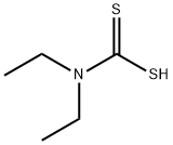 二乙基二硫代氨基甲酸 结构式