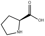 L-脯氨酸 结构式
