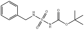 (N-苄基氨磺酰基)氨基甲酸叔丁酯, 147000-78-0, 结构式
