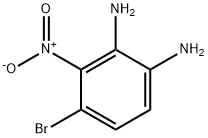 4-Bromo-3-nitrobenzene-1,2-diamine Struktur