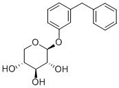 beta-D-Xylopyranoside, 3-(phenylmethyl)phenyl Structure