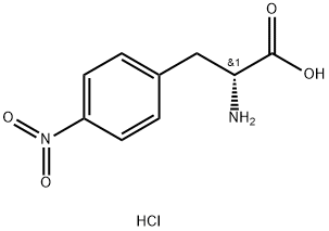4-Nitro-D-phenylalanine hydrochloride Struktur