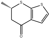 4H-Thieno[2,3-b]thiopyran-4-one,5,6-dihydro-6-methyl-, (6S) Structure
