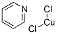 銅(II)ジクロリド・ピリジン 化学構造式