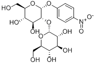 4-Nitrophenyl2-O-(a-D-glucopyranosyl)-a-D-glucopyranoside Struktur
