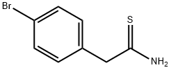 2-(4-ブロモフェニル)チオアセトアミド 化学構造式