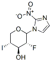 1-(2-fluoro-4-iodo-2,4-dideoxyxylopyranosyl)-2-nitroimidazole Struktur