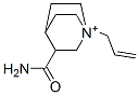 3-carbamyl-N-allylquinuclidinium Struktur