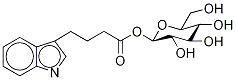 Indole-3-butanoyl β-D-Glucopyranose Structure