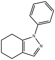 1-PHENYL-4,5,6,7-TETRAHYDRO-1H-INDAZOLE 结构式