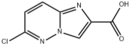 6-氯咪唑并[1,2-B]哒嗪-2-羧酸 结构式