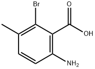 2-AMINO-6-BROMO-5-METHYLBENZOIC ACID Struktur