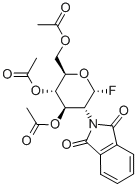 2-DEOXY-2-PHTHALIMIDO-3,4,6-TRI-O-ACETYL-ALPHA-D-GLUCOPYRANOSYL FLUORIDE Structure