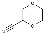 1,4-二氧六环-2-甲腈 结构式