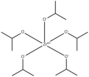 异丙醇锆.异丙醇络合物, 14717-56-7, 结构式