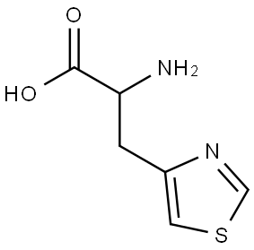 4-噻唑基丙氨酸 结构式