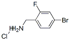 4-ブロモ-2-フルオロベンジルアミン塩酸塩 化学構造式