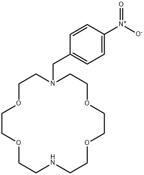 7(4-NITROBENZYL)-1,4,10,13-TETRAOXA-7,16 -DIAZACYCLOOCTADECAN Structure