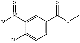 Methyl 4-chloro-3-nitrobenzoate Struktur