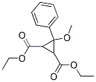 3-Methoxy-3-phenyl-1,2-cyclopropanedicarboxylic acid diethyl ester Structure